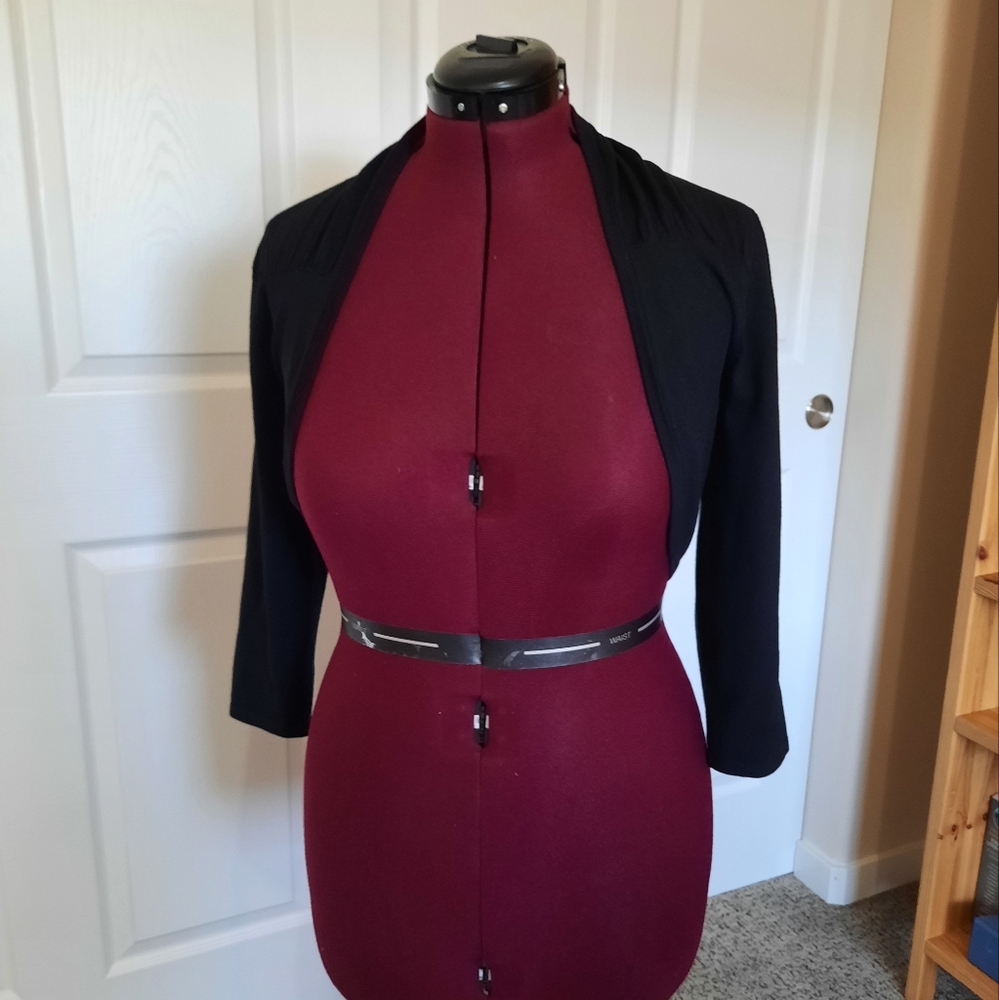Black & White black bolero sweater
